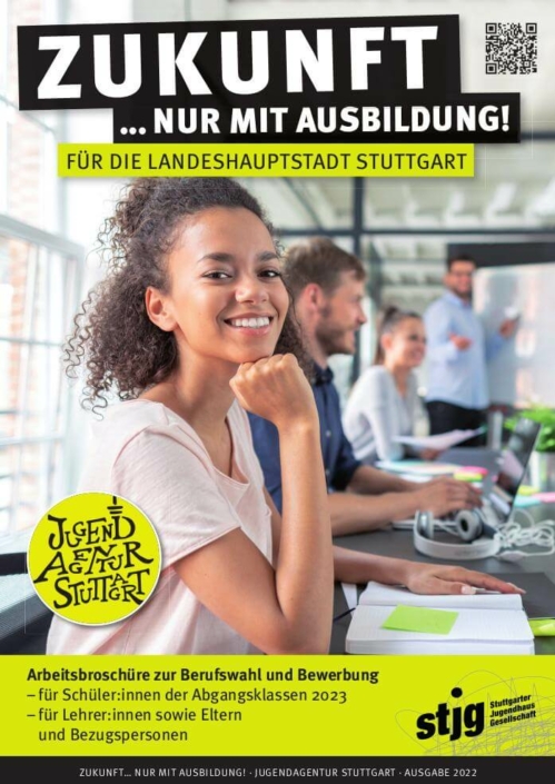 Cover Arbeitsbroschüre: Zukunft ... nur mit Ausbildung