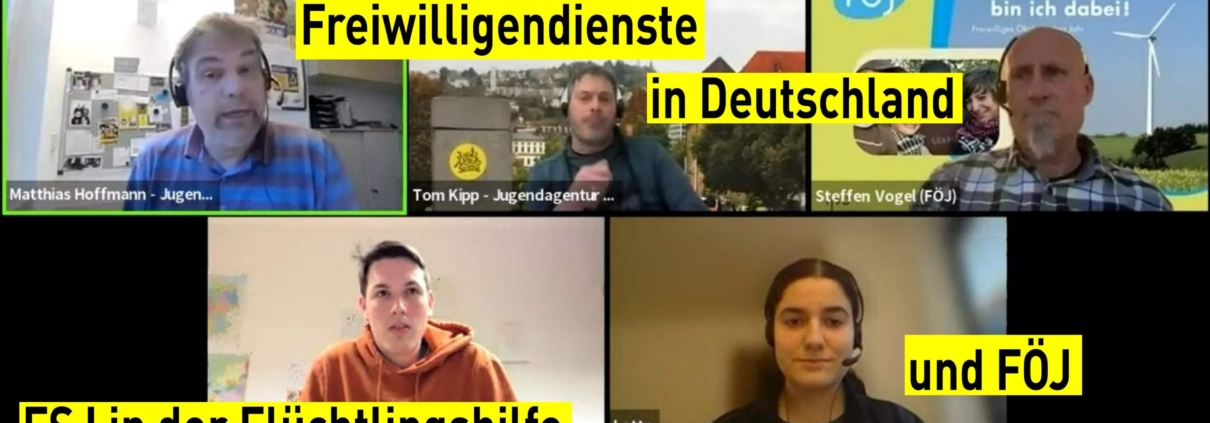 Titelbild für Infoveranstaltung Freiwilligendienst in Deutschland